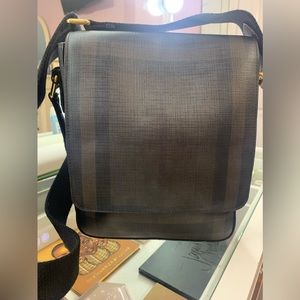 Men’s Burberry Crossbody Messenger Bag